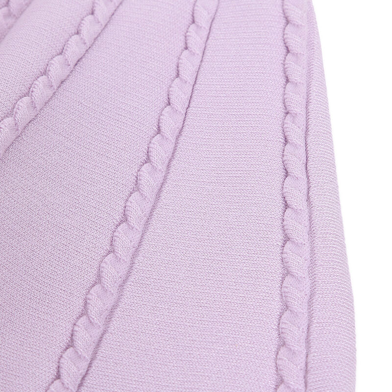 Girls Light Lilac Solid Skirt image number 3